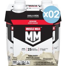 Muscle Milk 머슬밀크 온더고 프로틴 쉐이크 바닐라 크림 25g 함유 330ml 4개입 2팩 Genuine On-the-Go Protein Shake Vanilla C