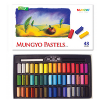 문교 사각파스텔, 48색, 6개