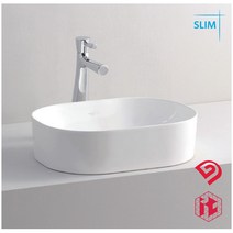 대림바스 세면대 CL-823 초슬림 카운터형 세면기교체 화장실 욕실리모델링 탑볼세면대 (부속포함), 자가설치/수전별도/서울.인천.경기남부만 배송