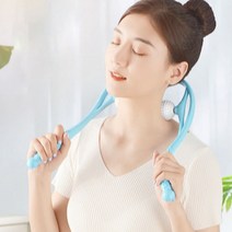 [뷰티하우스]골프공마사지 목 운동 기구 마사지 뒷목 어깨마사지기, 핑크