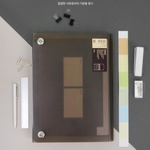 아코디언형 A4 클리어화일 13 비닐 포켓 클리어파일 레포트 서류 문서 계약서 파일철, 화이트클리어