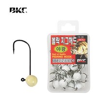 백경 야광 볼락 지그헤드 벌크 BK-296 / 풀치 전갱이 아징 송어 락피쉬 갈치, 6호-1.5g (20개입)