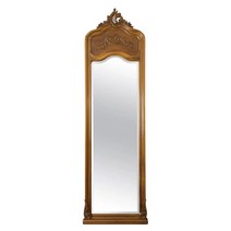 엔틱 우드 전신거울 600 벽걸이 빈티지 인테리어 거울 주문제작, 60x160cm, 거울 특수포장, 브라운