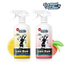 [포멀비] 데일리 딥클린 올인원 풋샴푸 350ml 2개 다구성 (복숭아향/레몬향), {AA3} 복숭아+레몬향