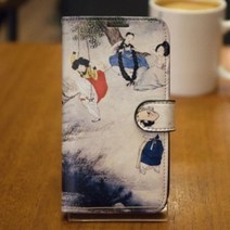 기타 바보사랑[프디케]LG스타일러스2 F720 신윤복 단오풍정 다이어리 폰케이스