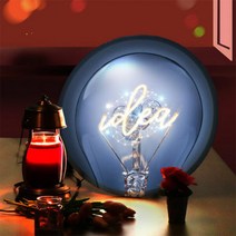 아트박스/꾸밈 nc471-LED액자45R_반짝이는아이디어_LED사인, 본품