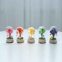 드라이플라워 프리저브드 안개꽃 유리돔만들기 diy 수업재료, 미니안개꽃유리돔만들기DIY, 그린