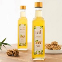 안동의 청정산림에서 직접 수확한 호두로 나무틀에 내린 생호두기름 180ml