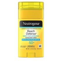 뉴트로지나 Neutrogena 비치 디펜스 방수 선스크린 스틱 SPF 50+ PABA 무함유 및 옥시벤존 UVAUVB 차단 얼굴 전신 42g