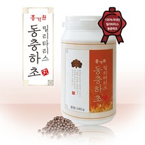 밀리타리스동충하초 환 동충하초분말 가루 환 정제 영지버섯 참당귀 천궁 산수유 홍삼 국내산 건강환 버섯환, 밀리타리스 동충하초환 240g