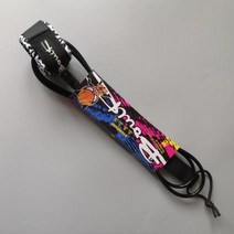 서핑보드 7피트 7mm 블루 풋 가죽 끈 서핑 보드 로프 TPU, 03 6 ft black
