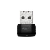 NEXT USB 무선랜카드 미니사이즈 무선보안 433Mbps지원 노트북 데스크탑용, mini랜카드-블랙