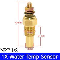 타코메타 속도계 6000RPM 7000RPM 85mm 3 In 1 타코미터 빨간색 LED 백라이트 디지털 오일 압력 수온계 온, 12 10mm Water temp