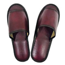 [로이스] 진브라운 레자 실내화 FREE 사이즈 좌우구분 없음 남여공용