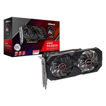 ASRock 그래픽 보드 AMD Radeon RX6500 GDDR6 4GB 탑재 모델 [국내 정규 대리점품] RX6500XT PGD 4GO