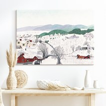 더 아트 컴퍼니 그랜마 모지스 따뜻 힐링 명화그림 액자 행복 그림 아이방 카페 홈데코 거실 사무실 매장 인테리어 50종 26-50, 47. GM-추수감사절 가는길