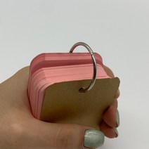 책철 낱말카드 연결 고리링 카드링 35mm 10P