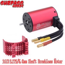 rc 모터 SURPASS HOBBY 3660 3.175mm5.0mm 1750KV 2200KV 3100KV 방수 브러시리스 모터 110 RC 자동차, 14 5.0mm 4200KV sink