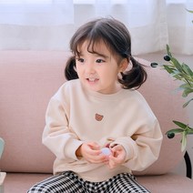 헬로우베베 가족티 패밀리룩 커플티 돌촬영 곰곰곰 맨투맨 남여공용 긴팔티