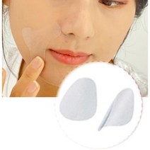 입주름 목주름테이프 2개 미간 가로 주름 제거 콧잔등 입옆 이마 세로 눈밑 주름 없애는법, 삼각형 타입, 삼각형 타입