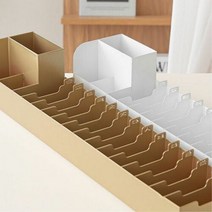쿠폰보관함 명함꽂이 철제 쿠폰함 명함보관함 카드, 딥그린