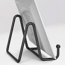 철제 액자 받침대 거치대 블랙 인테리어 그림 사진 청첩장 폴라로이드사진, 사이즈