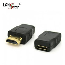 랜스타 HDMI 변환 젠더 모음 16종 (HDMI 미니HDMI 마이크로 꺽임), LS-HDMIG-AMCF (HDMI 미니젠더A/M-C/F)
