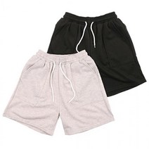 쭈리 원단 여자 데일리 편한 밴딩 바지 4부 숏 팬츠 반바지 여름반바지 트레이닝반바지 남