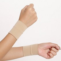 데일리 손목 보호대 아대 임산부 운동 컴퓨터 작업 손 밴드 1개, 손목보호대 스킨-M