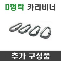 풀안나 차광막 강력사중직 그늘막 차광망 국내생산 옥상 캠핑, D형락 카라비너 1개