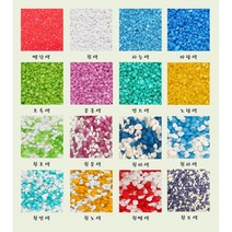 컬러스톤 칼러스톤 테라리움 원예용 재료 어항 바닥재 수족관 수조 자갈 조경석 칼라스톤 색깔돌 색돌 [미니분경], 민트색, 1kg