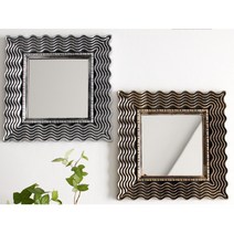 인테리어 포인트 소품 장식용 거울 침실인테리어 거실, B(스톤) 골드