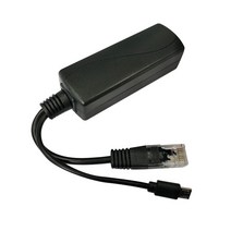 스마트 폰 충전과 5V2A / 3A 미니 USB 전원 공급 국가 표준으로 마이크로 USB POE 스플리터 48V, 검정