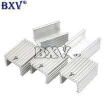 TO-220 트랜지스터 U 타입 알루미늄 방열판 라디에이터 TO220 15*10*20mm 10 개