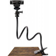 피피셸 25 웹캠 스탠드 - Logitech Webcam C930e C930 C920 C922x C922 Brio 4K C925e C615-PIWS01용 플렉시블 데