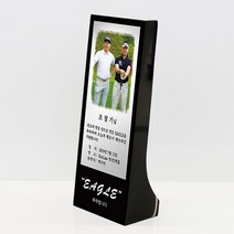FRX637150이글 싱글 홀인원 사진 블랙 크리스탈 상패 골프기념패 golf 330