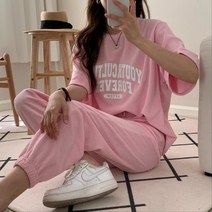 루즈핏 타올지 에프터 테리반팔