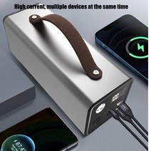 자가발전기CSC 100-240V 200W 태양열 발전기 40800mAh 휴대용 순수 캠핑 가정용 자동차 냉장고 드론 노트북, 한개옵션0