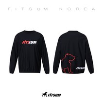 핏섬 바람막이맨투맨 FAT - 2210 블랙 남여공용 웜업 아노락 윈드브레이커