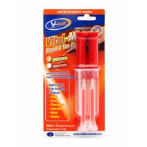 초강력 속건성 브이텍 에폭시 접착제 금속 유리 도자기 목재 노즐형 주사기 다목적 투명 접착제 나무접합, 브이텍 4분 투명 에폭시 접착제 노즐형 1개