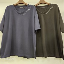 [리트머스]분또 등판 사선 레터링티셔츠LN7TF429
