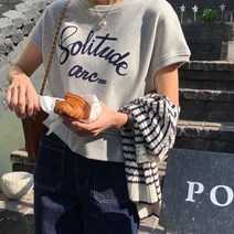 로우게이지 시스 반팔 맨투맨 티셔츠 레터링 반팔 맨투맨