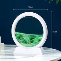 3D 모래 시계 인테리어 소품 선물용 샌드아트 미니 깊은 바다 풍경 움직이는 예술 홈 액세서리 크리에이티브 감압 사무실 장식 룸, [13] M 5 inch