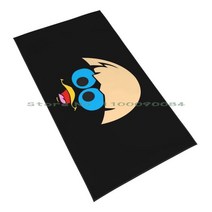 욕실건조선풍기 Calimero-빠른 건조 수건 체육관 스포츠 목욕 휴대용 팬 아트 다윈 귀여운 카와이 만화 땀 흡수 빠른, [02] Standard Towel 40x70, [01] One Side Print