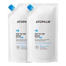 [1+1] 아토팜 탑투토워시 400ml(리필), 1세트