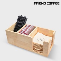 프랜드커피 원목 바케디 3구 디스펜서, 1개, 우드