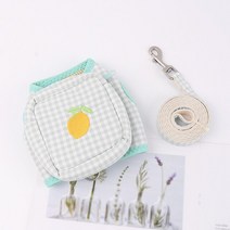 강아지 고양이 이동 가방 애견 슬링백 귀여운 하네스 가죽 끈 세트 스낵 메쉬 옷 비숑 테디 조끼 개 액세서리용 애완 동물, [02] S (1.5-2.5kg), [04] Green