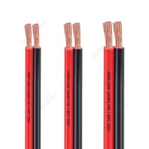 자동차 배선 전기 와이어 2 핀 UL2468 10AWG 6mm2 PVC 절연 베어 구리 케이블 자동차 배터리 UPS 인버터, 01 Red black_02 10m_02 12AWG