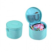 여행용 원형 다용도 속옷 파우치 세면백 이너백 보관 정리 수납 미니 화장품 함