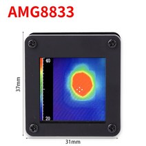 열화상카메라 열감지 적외선 측정기 적외선 열 화상 카메라 AMG8833 온도 센서 1.6 인치 TFT 디스플레이 화, 03 01